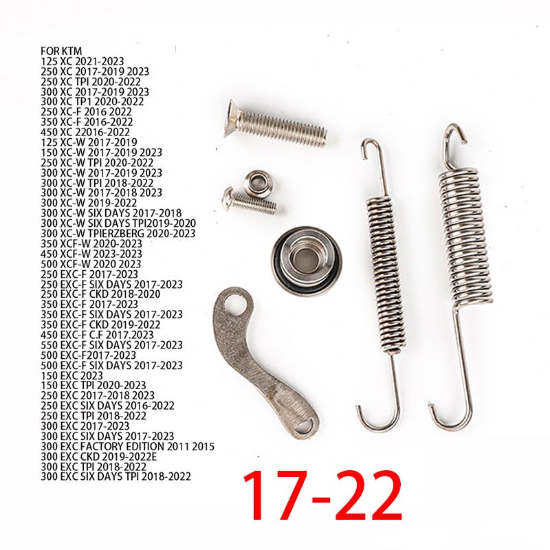 For Ktm Hus 150 200 250 300 350 450 Xc Exc Xcw Xcf Temple Spring - Image 4